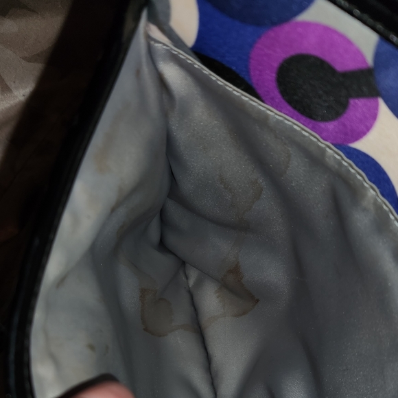 Authentic Vibrant Coach Crossbody Purse - Picture 12 of 16